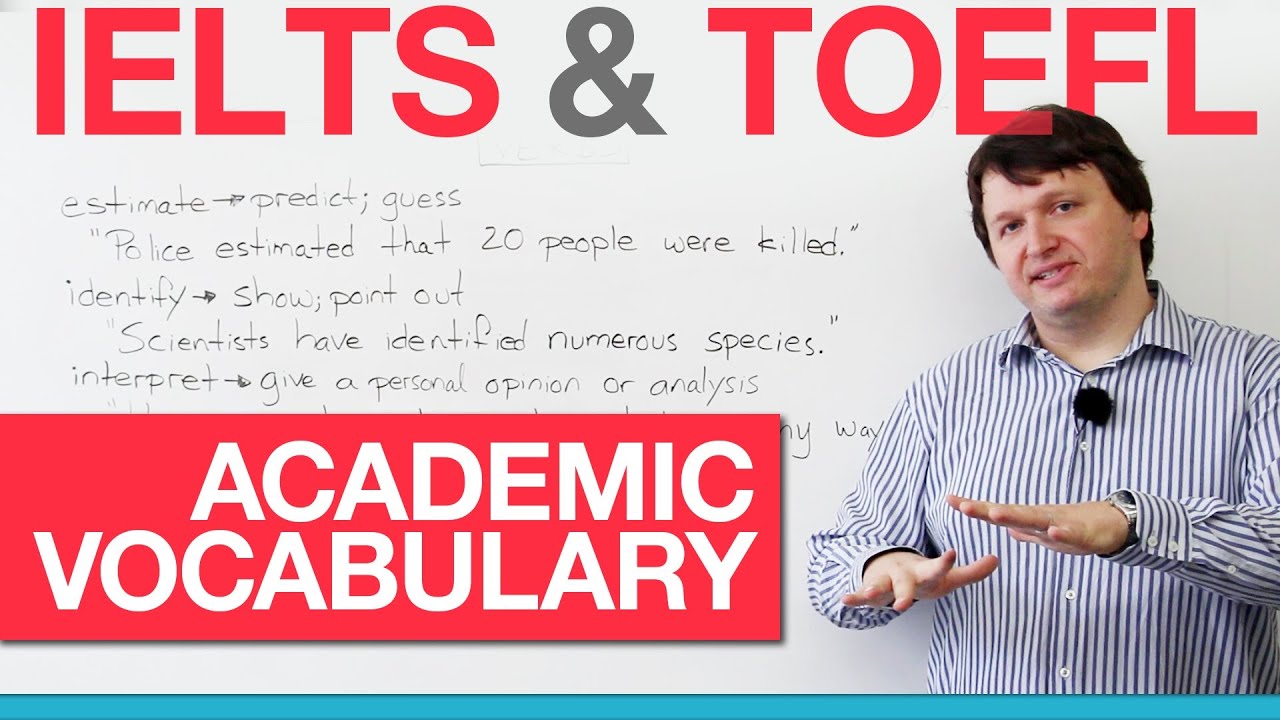 IELTS & TOEFL Academic Vocabulary - Verbs (AWL)