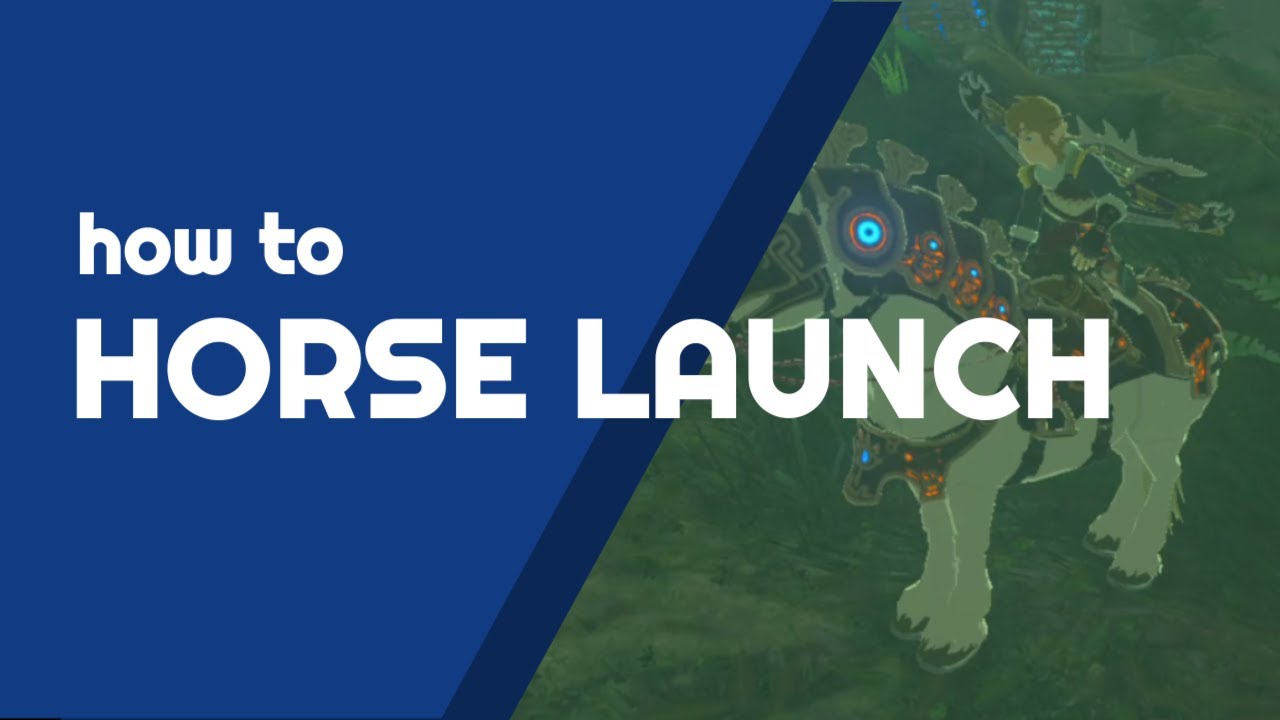 How To Horse Launch BOTW Glitches and Tricks YouTube