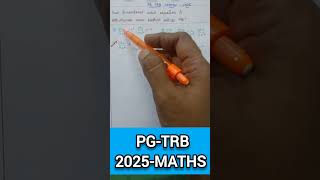 Pg-trb, Maths, 2025, tnset, polytechnic trb