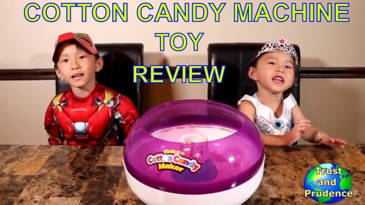 COTTON CANDY MACHINE! TOY REVIEW! YouTube