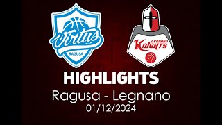 Highlights Ragusa - Legnano del 01/12/2024
