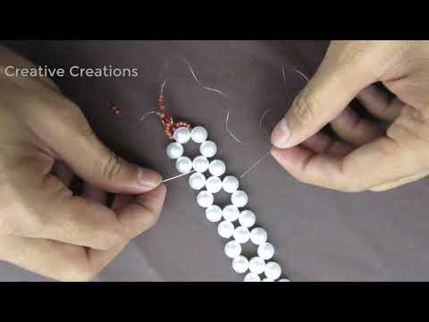diy-easy-bracelet,elegant-pearl-beaded-bracelet,wedding-jewelry,super-easy-tutorial