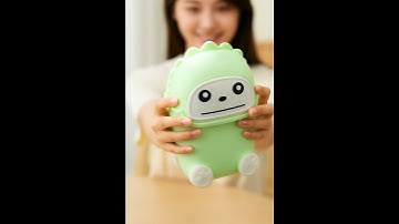 Thùng rác mini Dino Vĩ Hưng 9335. Thiết kế hình thú Dino siêu dễ thương, tạo điểm nhấn đặc trưng.