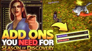 EVERY Addon You NEED for Season of Discovery