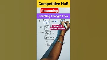 Count The No Of Triangles in 2 sec 😎🔥💪💪 | #shorts