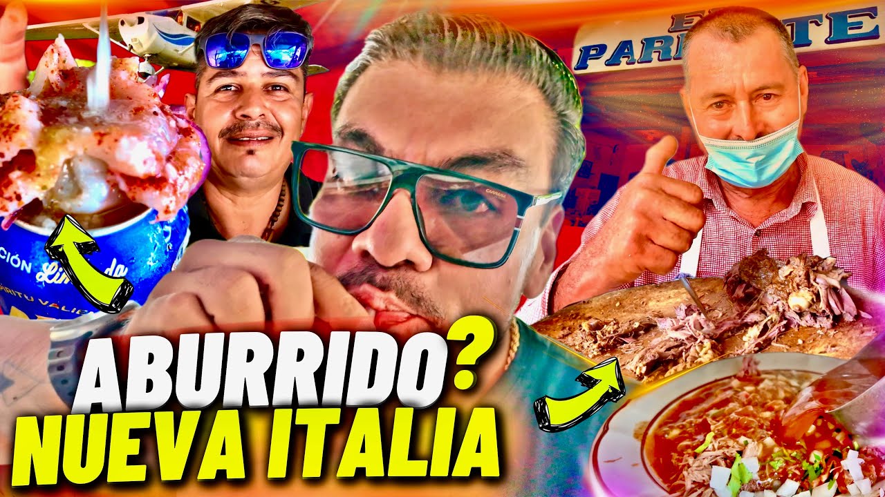 CHIVO y VOMITADORES los CLÁSICOS que debes probar en NUEVA ITALIA 🇲🇽