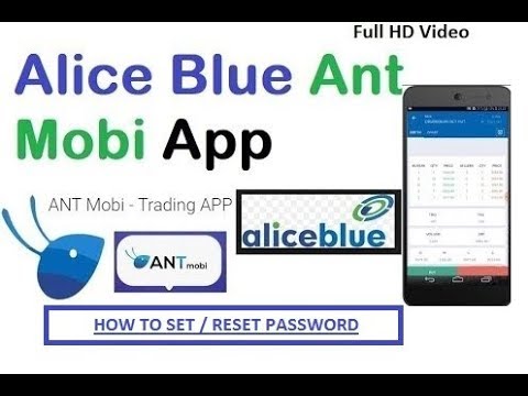 Alice blue Password set || Reset || Aliceblue Antmobi Login
