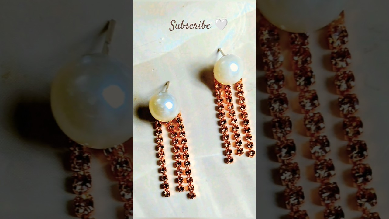 Серьги с жемчугом за 5 минут 👀✨/