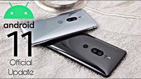 Sony Xperia XZ3 Premium Official Android 11 Update