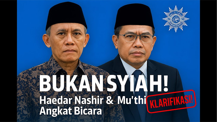 Abdul Mu’thi & Haedar Nashir Bukan Syiah! Klarifikasi Tegas dari Muhammadiyah
