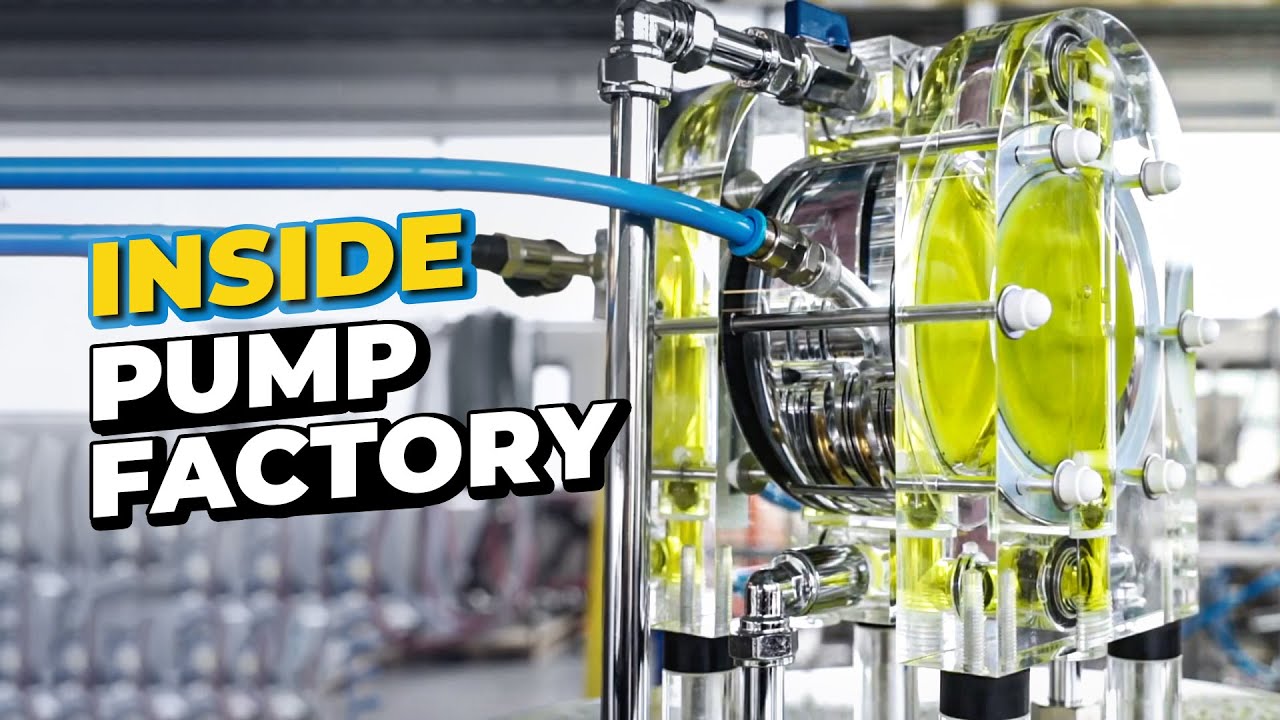 How PUMPS are made? INSIDE PUMP FACTORY Factories YouTube