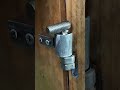 Look at this door latch made from easily available everyday items #DIYprojects #lifehack #smartideas