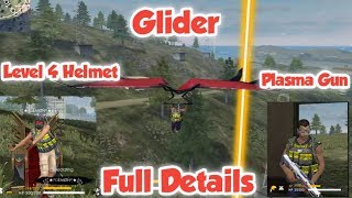 Free Fire How to use Glider|Plasma Gun|Level 4 Helmet|Launcher|Hand canon Gun screenshot 4