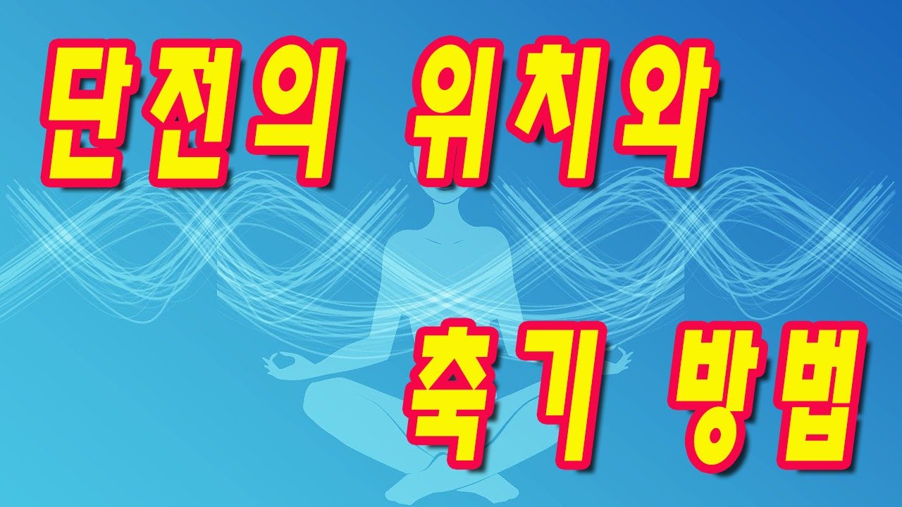 단전호흡-단전의 위치와 축기 방법 (voice.ai) - YouTube