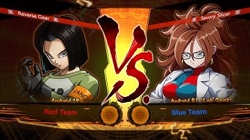Android 17 VS Android 21 (Lab Coat) | Dragon Ball FighterZ | XBOX Series X Gameplay