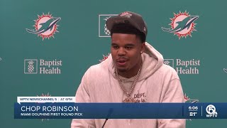 Chop Robinson says getting drafted 'just the first step'