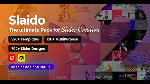 320+ Free template for Slider Revolution 6 | Wordpress Tutorials 2023
