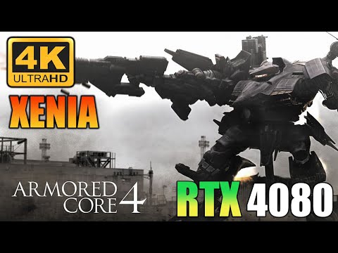 Armored Core 4 PC Gameplay | Xenia Canary 2023 | Xbox 360 Emulator | RTX 4080 | i9 13900K | 4K 60FPS