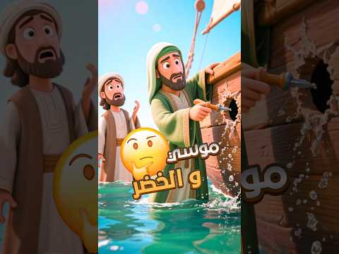 قصة موسى والخضر لما ربنا علمة الدروس اللي ما يعرفهاش حد
