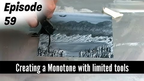 Encaustic Art - How to create a Monotone Wax Painting with limited tools