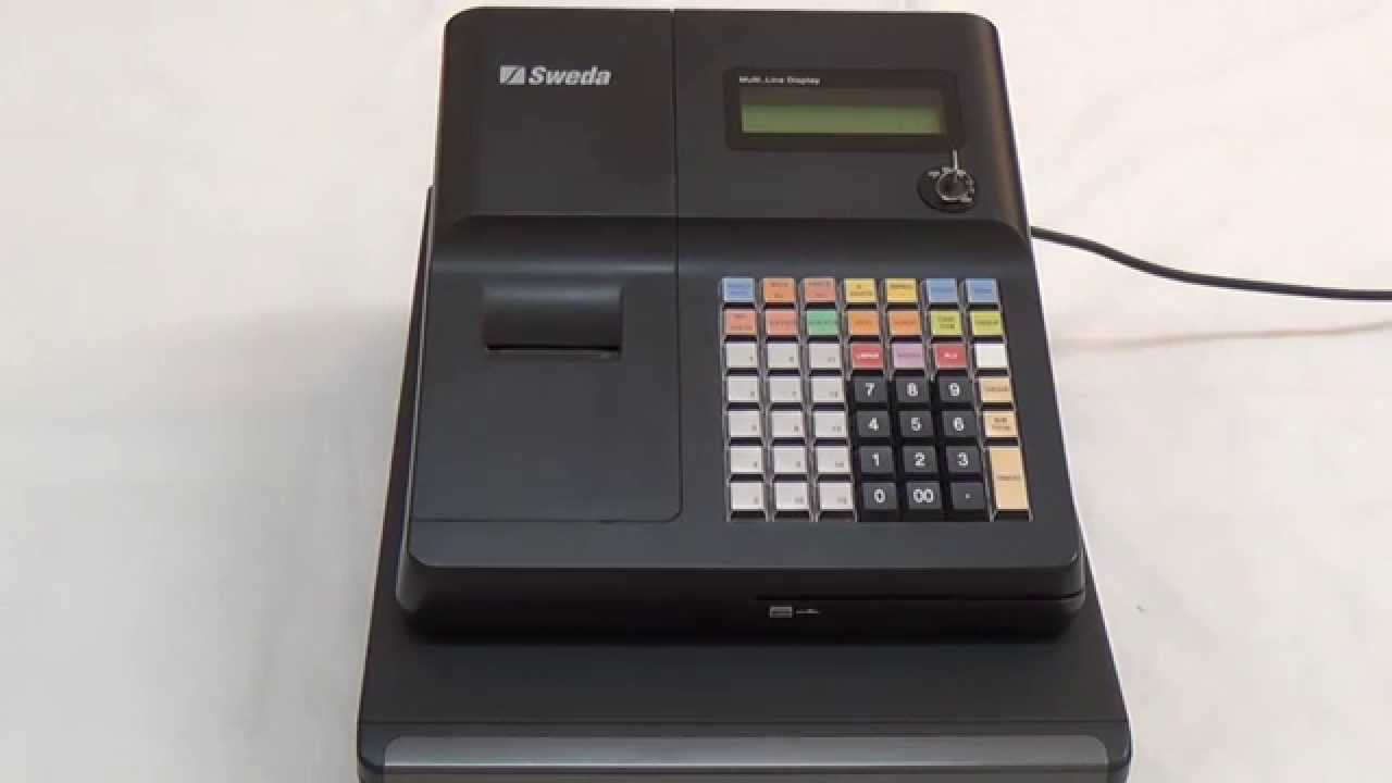 Colocando a Bobina - Caixa Registradora