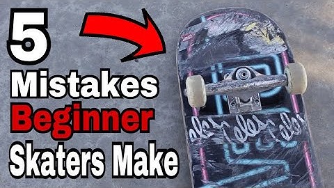 5 Mistakes Beginner Skaters Make!