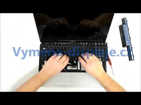 Keyboard replacement Videonávod Výměna klavesnice ACER ASPIRE E1-571G vymena-displeje.cz  - YouTube