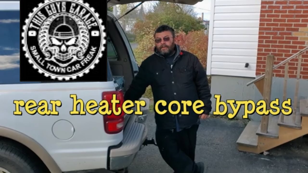 rear heater core bypass YouTube