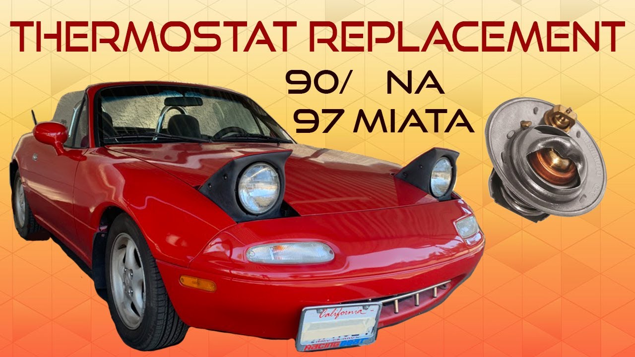 How To Replace the Thermostat in Your Miata MX5 NA - YouTube