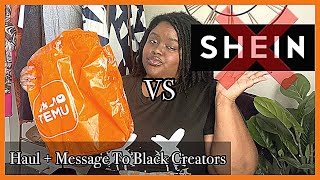 SHEIN VS TEMU Plus Size Try On Haul |No More SHEIN Hauls|Do’s & Don’ts What To Buy|Plus Size FASHION