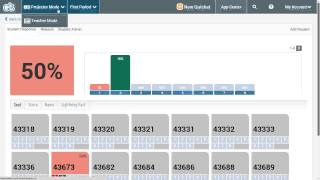 Student account VS teacher account in ExitTicket screenshot 3