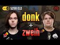 DONK and his New Teammate DESTROY Hard FACEIT Lobby! dual POV with COMMs (Mirage)