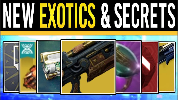 Destiny 2: NEW SECRET EXOTICS & SPECIAL LOOT! Vendor UPDATES, Eververse, Season Hub & Cutscene