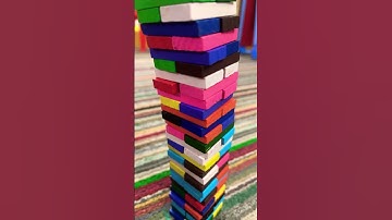 The highest jenga tower#shorts #jengagame