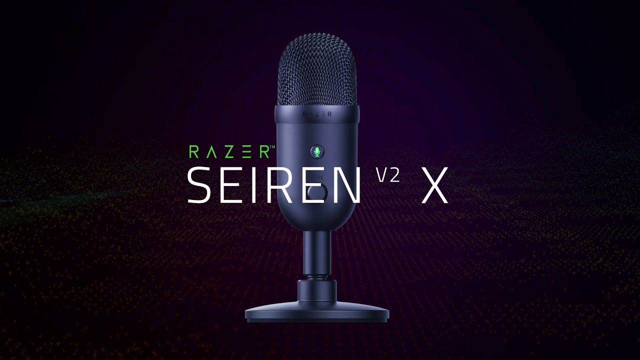 Microfono Razer Seiren V2 X Streaming Usb Black Color Negro