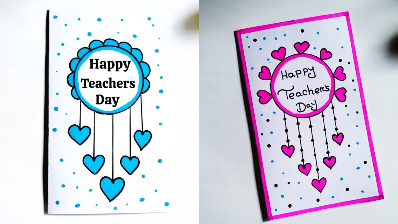 Best teachers day card ever! white paper craft without glue / Teacher's day greeting card /Gift idea