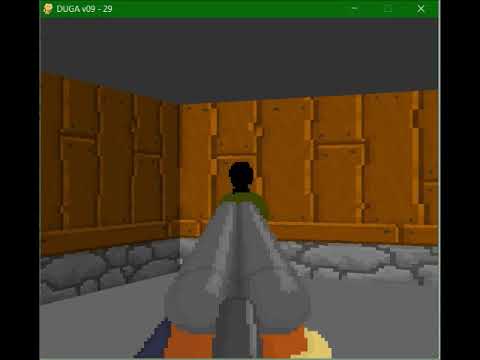 DUGA v09 Raycasting Engine Update - AI & screen shake!