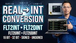 FX5U PLC | REAL to INT & DINT Conversion |16 bit, 32 bit, Signed & Unsigned Wealth