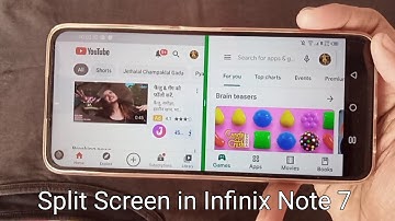 How To Split Screen in Infinix Note 7