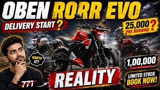 ⚡️Oben Rorr EVO 25,000 Discount 🤯 Price & Booking Details | ₹25K Advance या ₹1 Lakh Payment? |