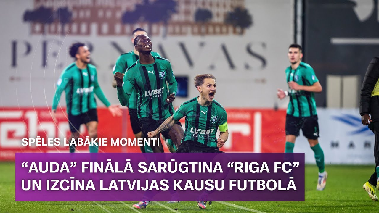 Dašķevičs “Audai” izrauj Latvijas kausu futbolā | Sporta Studija