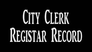 Location Ambient: City Hall/Clerk Office
