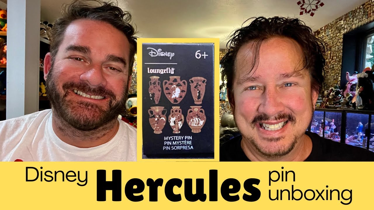 Disney Pin Unboxing of Hercules pins 