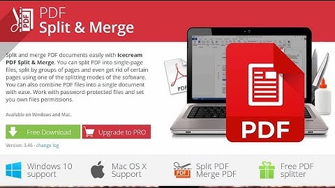 How to merge & split pdf files quickly  || Best Free pdf Desktop tool || icecream apps