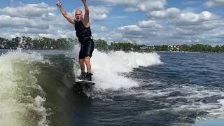 Shaun Murray & John Akerman Surf & Wakeboard Sessions on the S23 @ the 2021 Nautique Dealer Meeting