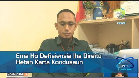 Ema Ho Defisiensia Iha Direitu Hetan Karta Kondusaun