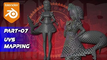 Blender - Ellen Joe FanArt PART-07 UVs Mapping | @shionmgr