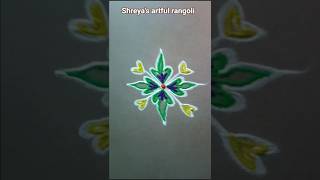trending simple kolam design for home #ytshorts #rangoli #viral #kolam #trending #simple #shorts
