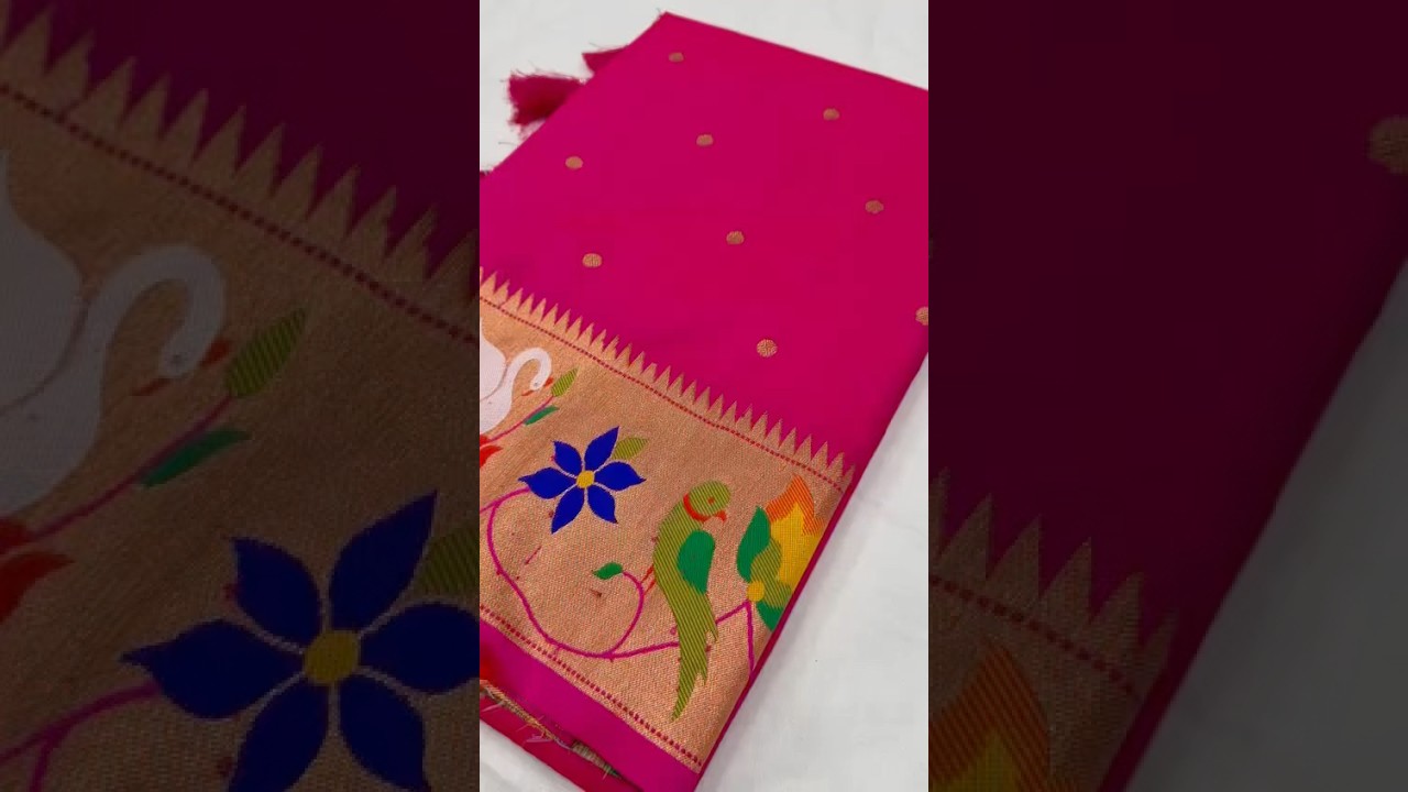 Soft Silk Meenakari Rajhans Lotus Pallu Saree