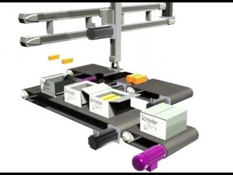 Schneider MAXP2 linear module robots pick and place